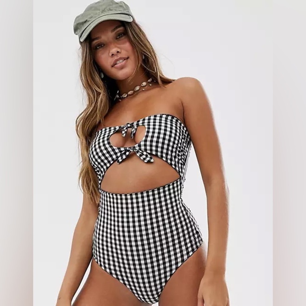 Volcom reversible one piece bathing suit
